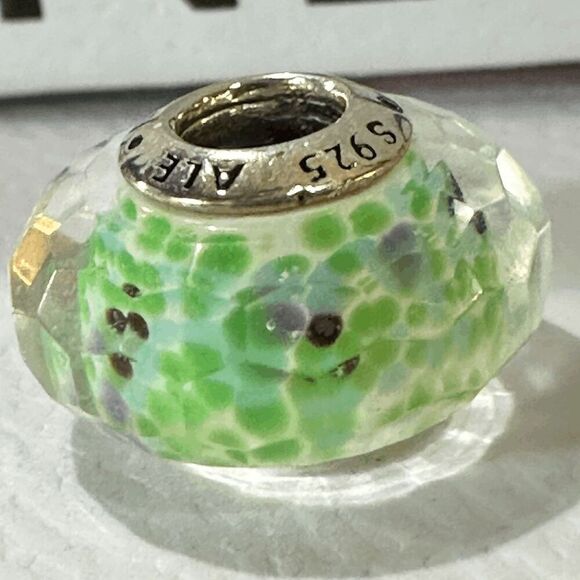 Authentic Pandora Sea Glass Murano Charm, Retired - Picture 5 of 7